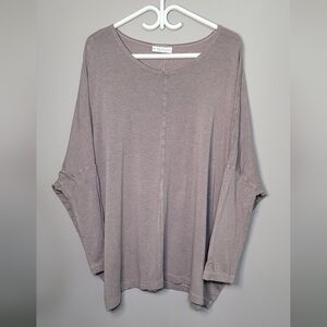 Bryn Walker Women's Long Sleeve Top L Flowy Oversized Casual